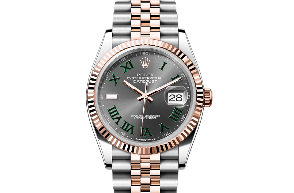 Rolex Datejust 36 m126231-0029 Watch Font Facing