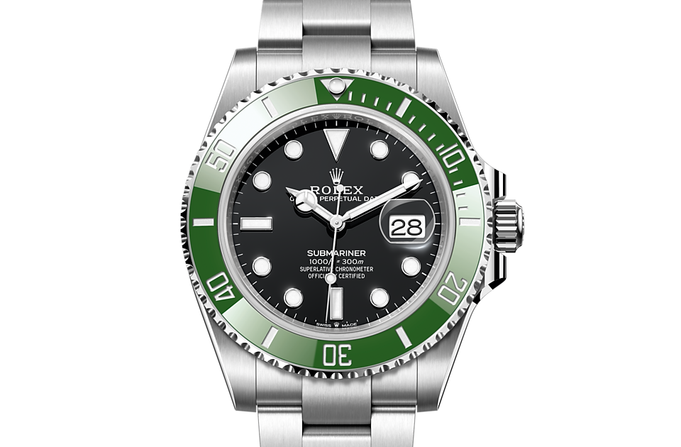 Rolex Submariner Date m126610lv-0002 Watch Font Facing