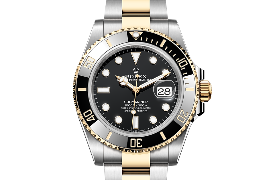 Rolex Submariner Date m126613ln-0002 Watch Font Facing