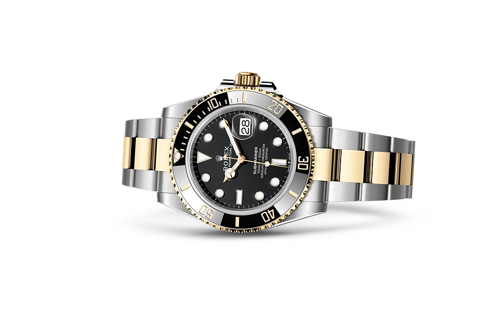 Rolex Submariner Date m126613ln-0002 Watch laying down