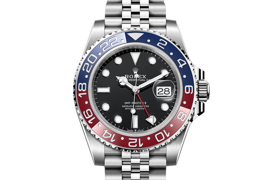 Rolex GMT-Master II m126710blro-0001 Watch Font Facing
