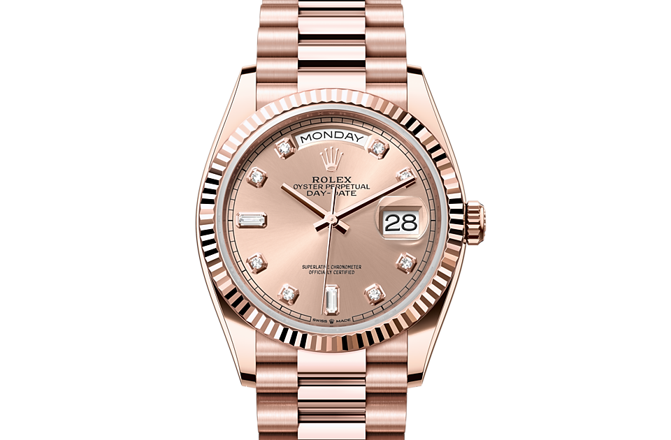 Rolex Day-Date 36 M128235-0009 Front Facing