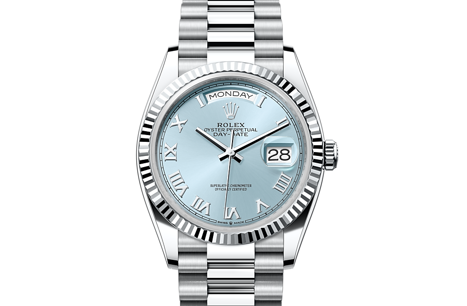 Rolex Day Date in Platinum m128236 0008 Meierotto Jewelers
