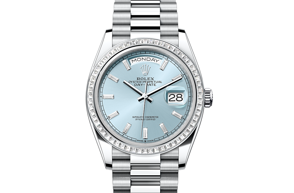 Rolex Day-Date 36 M128396TBR-0003 Watch Front Facing