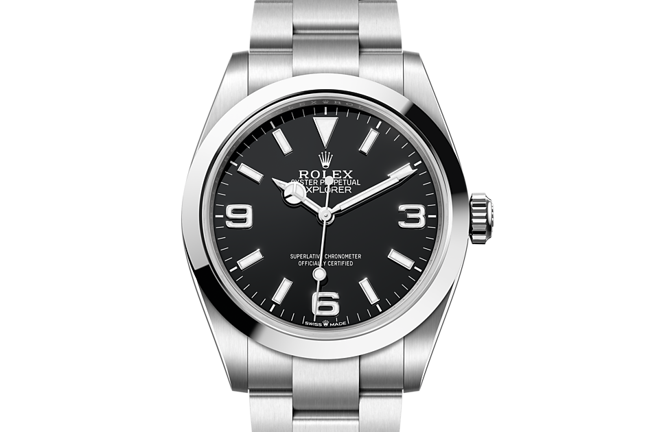 Rolex Explorer 40 m224270-0001 Watch Font facing
