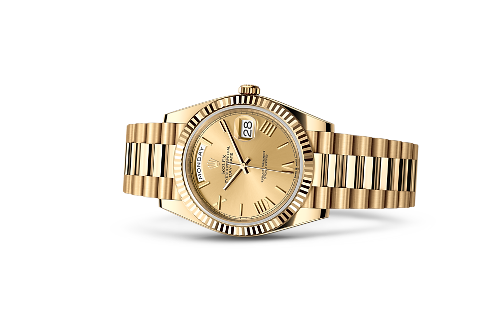 Rolex Day-Date 40 m228238-0006 Watch in Store Laying Down