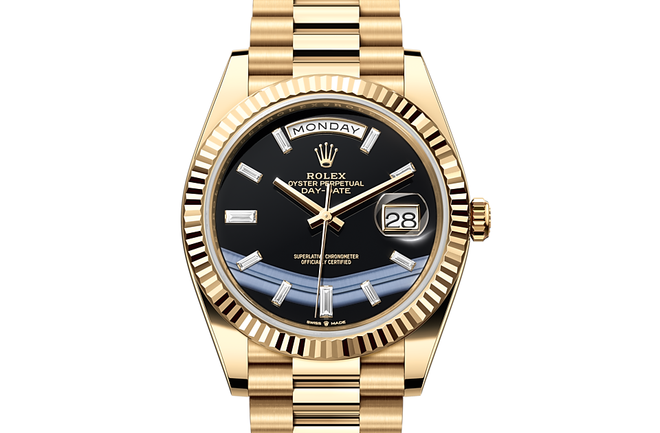 Rolex Day-Date 40 M228238-0059 Watch Front Facing
