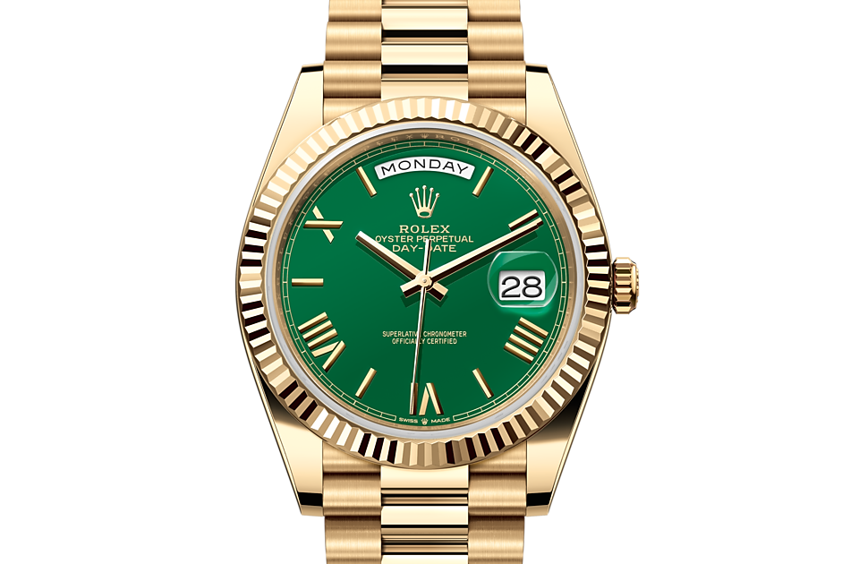 Rolex Day-Date 40 M228238-0061 Watch Front Facing