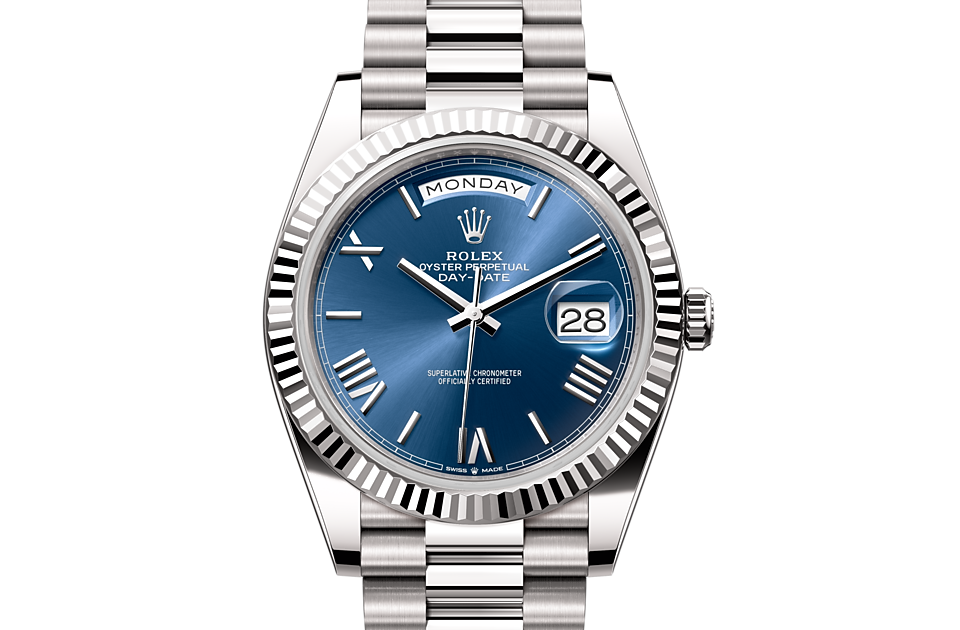 Rolex Day-Date 40 m228239-0007 Watch Font Facing