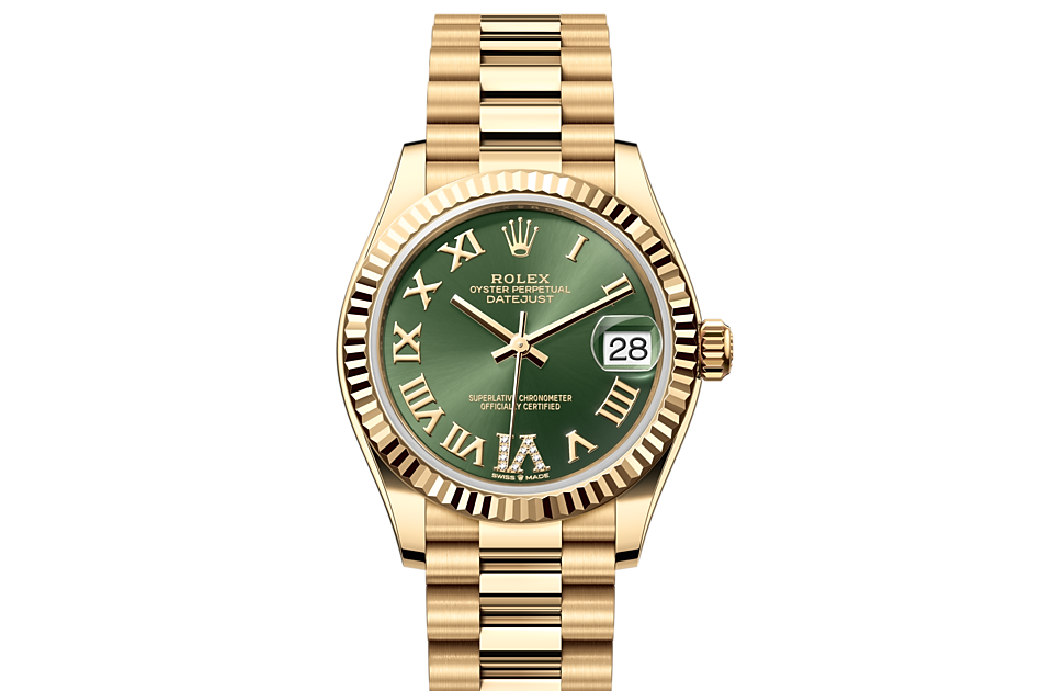 Rolex Datejust 31 m278278-0030 Watch Front Facing