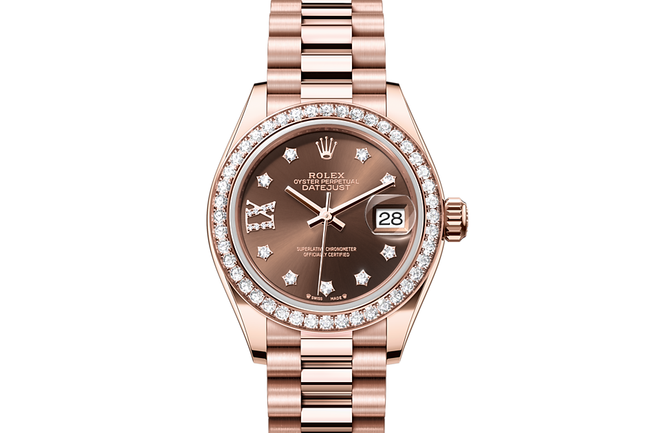 Rolex Lady-Datejust m279135rbr-0001 Watch Font Facing