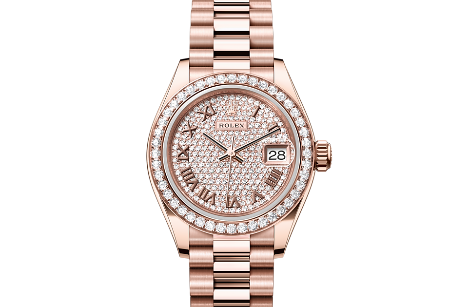 Rolex Lady-Datejust m279135rbr-0021 Watch Font Facing