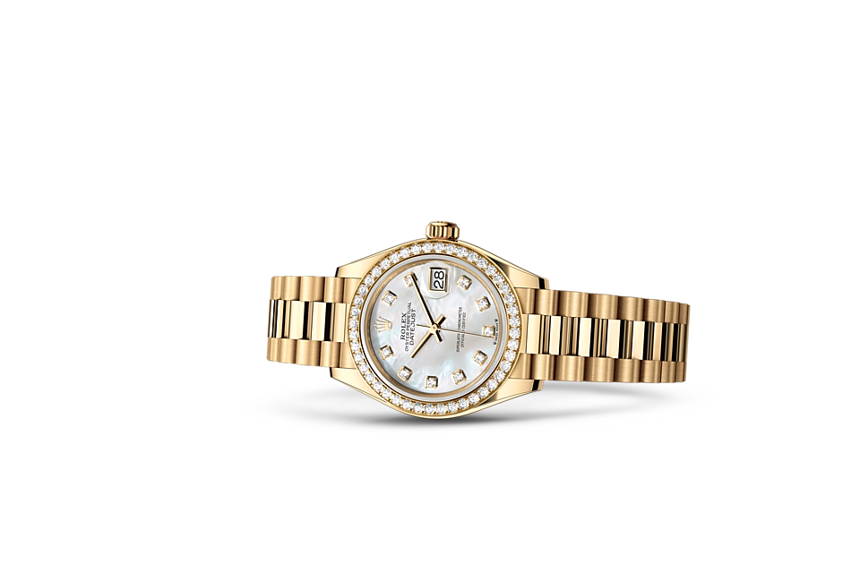 Rolex Lady-Datejust m279138rbr-0015 Watch in Store Laying Down