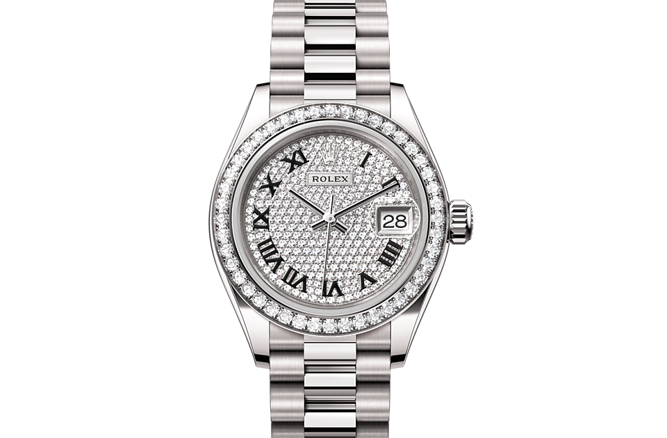 Rolex Lady-Datejust m279139rbr-0014 Watch Front Facing