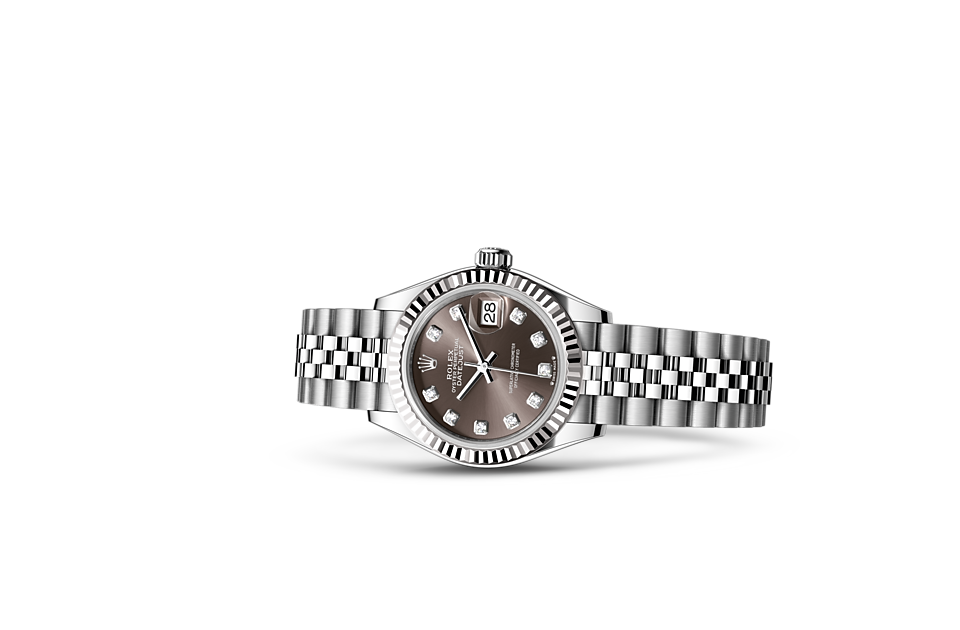 Rolex Lady-Datejust m279174-0015 Watch in Store Laying Down