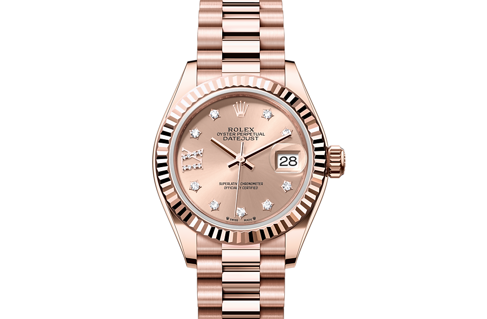 Rolex Lady-Datejust m279175-0029 Watch Front Facing
