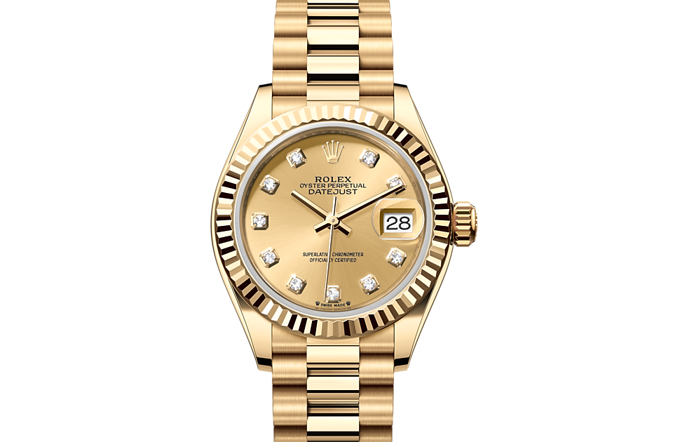 Rolex Lady-Datejust m279178-0017 Watch Font Facing