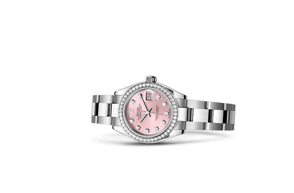 Rolex Lady-Datejust m279384rbr-0004 Watch in Store Laying Down