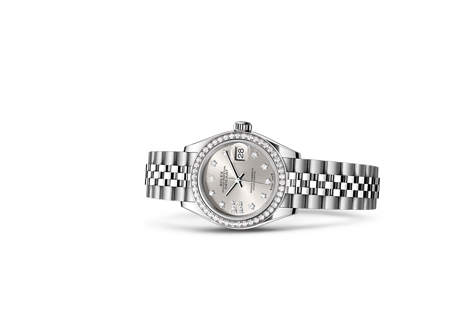Rolex Lady-Datejust m279384rbr-0021 Watch in Store Laying Down